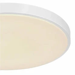 Luminaires Globo Lighting Plafonnier Globo SONNY LED Argenté, Blanc, 1 lumière, Télécommandes* Éclairage Led