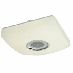 Luminaires Globo Lighting Plafonnier Globo SQUARE LED Blanc, 1 lumière, Télécommandes, Changeur de couleurs