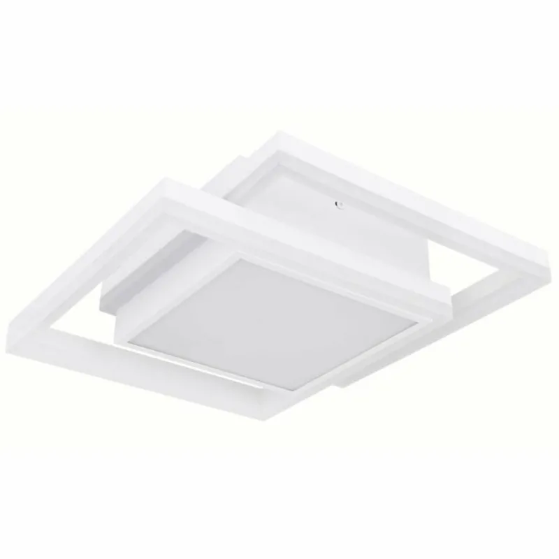 Luminaires Globo Lighting Plafonnier Globo SQUARES LED Blanc, 1 lumière