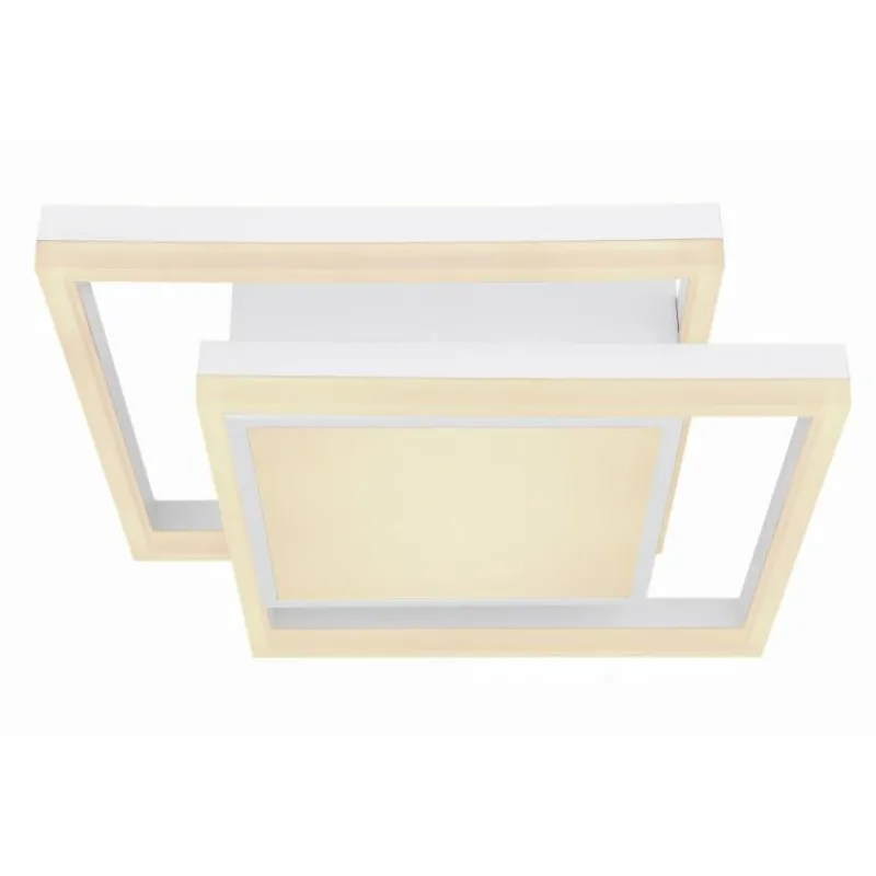Luminaires Globo Lighting Plafonnier Globo SQUARES LED Blanc, 1 lumière