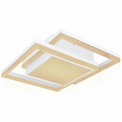 Luminaires Globo Lighting Plafonnier Globo SQUARES LED Blanc, 1 lumière