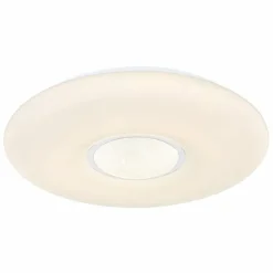 Luminaires Globo Lighting Plafonnier Globo SULLY LED Blanc, 1 lumière, Télécommandes, Changeur de couleurs