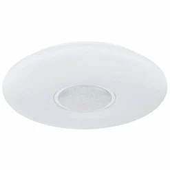 Luminaires Globo Lighting Plafonnier Globo SULLY LED Blanc, 1 lumière, Télécommandes, Changeur de couleurs