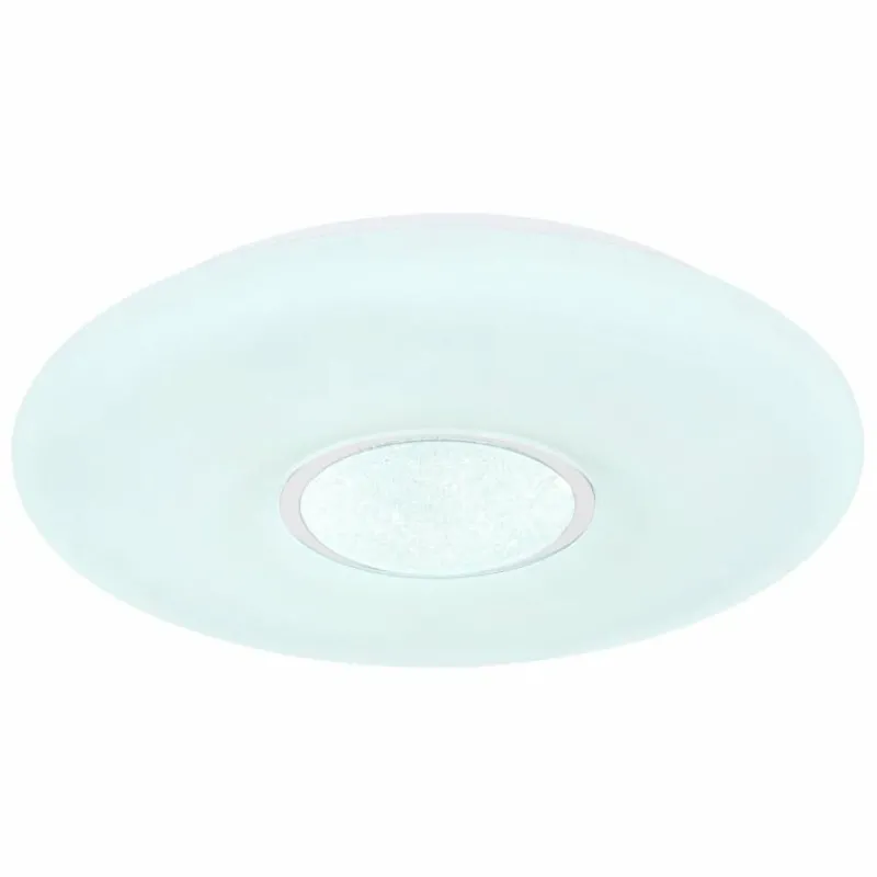 Luminaires Globo Lighting Plafonnier Globo SULLY LED Blanc, 1 lumière, Télécommandes, Changeur de couleurs