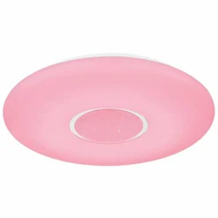 Luminaires Globo Lighting Plafonnier Globo SULLY LED Blanc, 1 lumière, Télécommandes, Changeur de couleurs