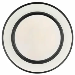 Luminaires Globo Lighting Plafonnier Globo SULLY LED Noir, 1 lumière, Télécommandes, Changeur de couleurs* Éclairage Led