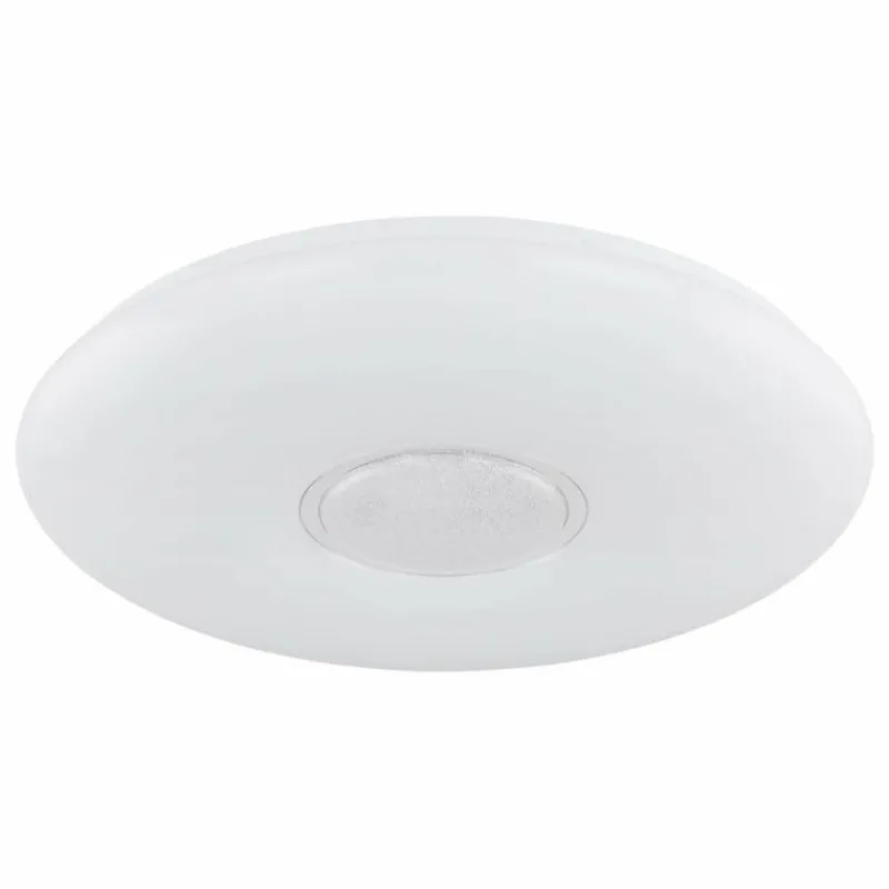 Luminaires Globo Lighting Plafonnier Globo SULLY LED Blanc, 1 lumière, Télécommandes, Changeur de couleurs* Éclairage Led