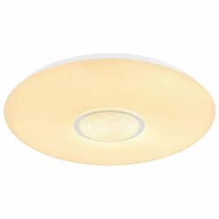 Luminaires Globo Lighting Plafonnier Globo SULLY LED Blanc, 1 lumière, Télécommandes, Changeur de couleurs* Éclairage Led