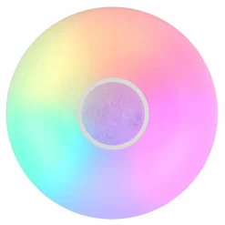 Luminaires Globo Lighting Plafonnier Globo SULLY LED Blanc, 1 lumière, Télécommandes, Changeur de couleurs* Éclairage Led