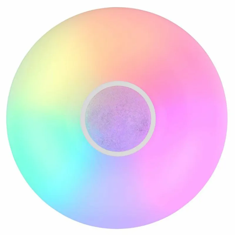 Luminaires Globo Lighting Plafonnier Globo SULLY LED Blanc, 1 lumière, Télécommandes, Changeur de couleurs* Éclairage Led