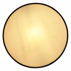 Lampes En Tissu-Luminaires Globo Lighting Plafonnier Globo SUNNA Noir, 1 lumière