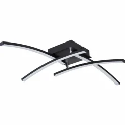 Luminaires Globo Lighting Plafonnier Globo TANSY I LED Noir, 1 lumière* Éclairage Led