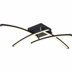 Luminaires Globo Lighting Plafonnier Globo TANSY I LED Noir, 1 lumière* Éclairage Led