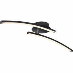 Luminaires Globo Lighting Plafonnier Globo TANSY LED Noir, 1 lumière* Éclairage Led