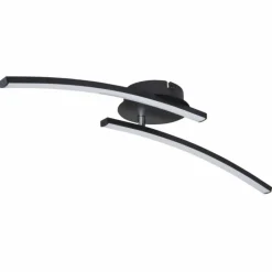 Luminaires Globo Lighting Plafonnier Globo TANSY LED Noir, 1 lumière* Éclairage Led