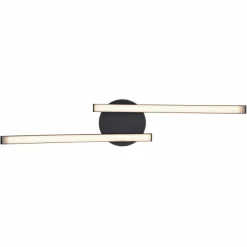 Luminaires Globo Lighting Plafonnier Globo TANSY LED Noir, 1 lumière* Éclairage Led