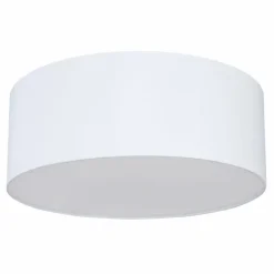 Lampes En Tissu-Luminaires Globo Lighting Plafonnier Globo THERESA Blanc, 3 lumières