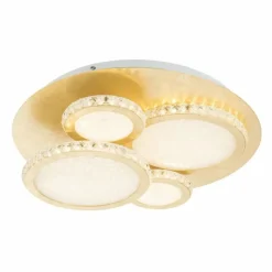 Lampes Dorées-Luminaires Globo Lighting Plafonnier Globo TILO LED Or, 1 lumière