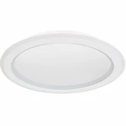 Luminaires Globo Lighting Plafonnier Globo TINI LED Blanc, 2 lumières, Télécommandes, Changeur de couleurs