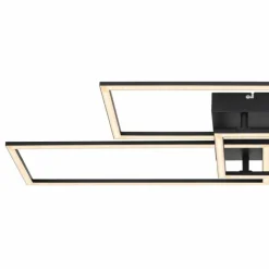 Luminaires Globo Lighting Plafonnier Globo TINY LED Noir, 1 lumière, Télécommandes* Éclairage Led