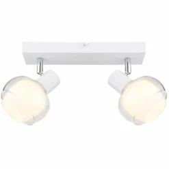 Luminaires Globo Lighting Plafonnier Globo TOKKI Blanc, 2 lumières