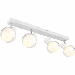 Luminaires Globo Lighting Plafonnier Globo TOKKI Blanc, 4 lumières