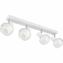 Luminaires Globo Lighting Plafonnier Globo TOKKI Blanc, 4 lumières