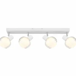 Luminaires Globo Lighting Plafonnier Globo TOKKI Blanc, 4 lumières