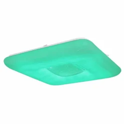 Luminaires Globo Lighting Plafonnier Globo TRYSTAN LED Blanc, 1 lumière, Télécommandes, Changeur de couleurs