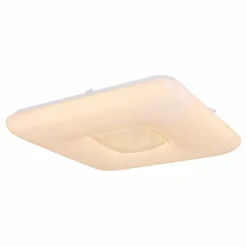 Luminaires Globo Lighting Plafonnier Globo TRYSTAN LED Blanc, 1 lumière, Télécommandes, Changeur de couleurs