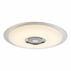 Luminaires Globo Lighting Plafonnier Globo TUNE LED Blanc, 2 lumières, Télécommandes, Changeur de couleurs