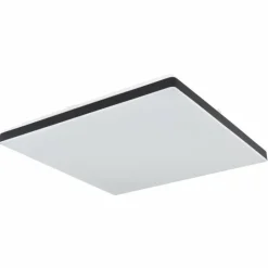 Luminaires Globo Lighting Plafonnier Globo ULLY LED Noir, Blanc, 1 lumière, Télécommandes, Changeur de couleurs