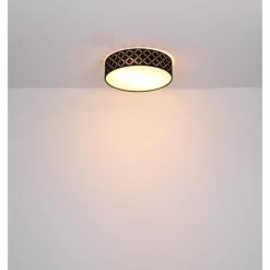 Lampes En Tissu-Luminaires Globo Lighting Plafonnier Globo VARIOS Blanc, 2 lumières