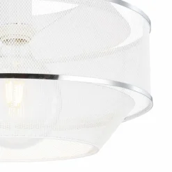 Lampes Vintages & Rétros-Luminaires Globo Lighting Plafonnier Globo VIGATTO Blanc, 1 lumière