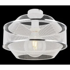 Lampes Vintages & Rétros-Luminaires Globo Lighting Plafonnier Globo VIGATTO Blanc, 1 lumière