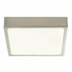 Luminaires Globo Lighting Plafonnier Globo VITOS LED Nickel mat, 1 lumière