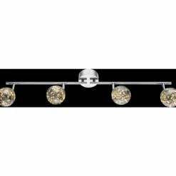 Luminaires Globo Lighting Plafonnier Globo XMAS LED Nickel mat, 4 lumières