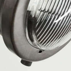 Luminaires Rustiques-hofstein Plafonnier Glostrup Brun, Acier inoxydable, 2 lumières