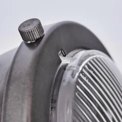 Lampes Industrielles-hofstein Plafonnier Glostrup Brun, Acier inoxydable, 3 lumières