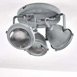 hofstein Plafonnier Glostrup LED Gris, 3 lumières