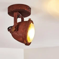 hofstein Plafonnier Glostrup LED Rouille, 1 lumière
