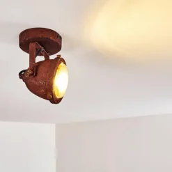 hofstein Plafonnier Glostrup LED Rouille, 1 lumière