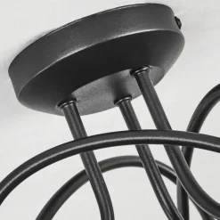 Lampes Dorées-hofstein Plafonnier Gomsrud Noir, 3 lumières