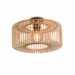 Style Boho-Chic-Good & Mojo Plafonnier BROMO Noir, 1 lumière