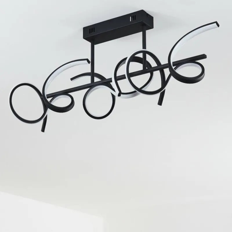 hofstein Plafonnier Gora LED Noir, 3 lumières* Éclairage Led