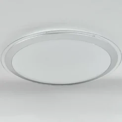 hofstein Plafonnier Gorgonta LED Blanc, 2 lumières, Télécommandes, Changeur de couleurs