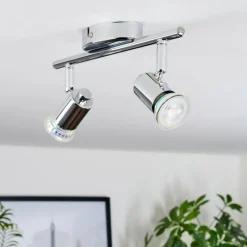 hofstein Plafonnier Grafberg Chrome, 2 lumières