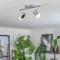 hofstein Plafonnier Grafberg Chrome, 2 lumières