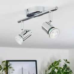 hofstein Plafonnier Grafberg Chrome, 2 lumières