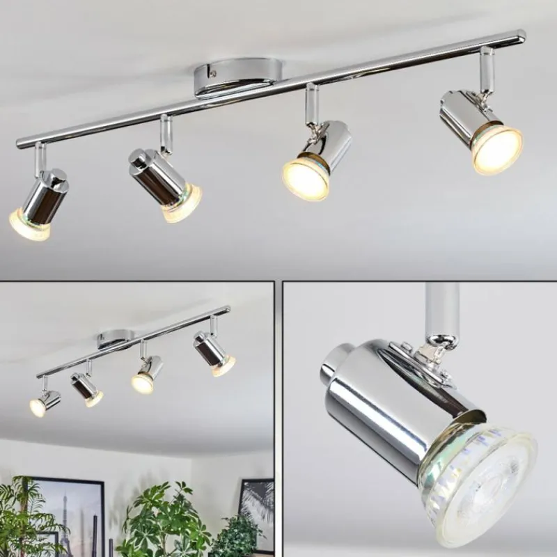 hofstein Plafonnier Grafberg Chrome, 4 lumières